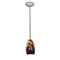 Access Lighting Champagne, Pendant, Brushed Steel Finish, Inca Glass 28012-1R-BS/ICA - alternate 1